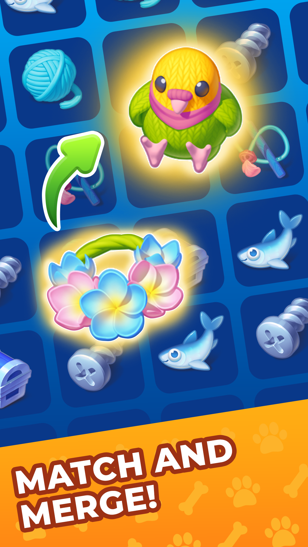 Mergic Pets Test Game Screenshot