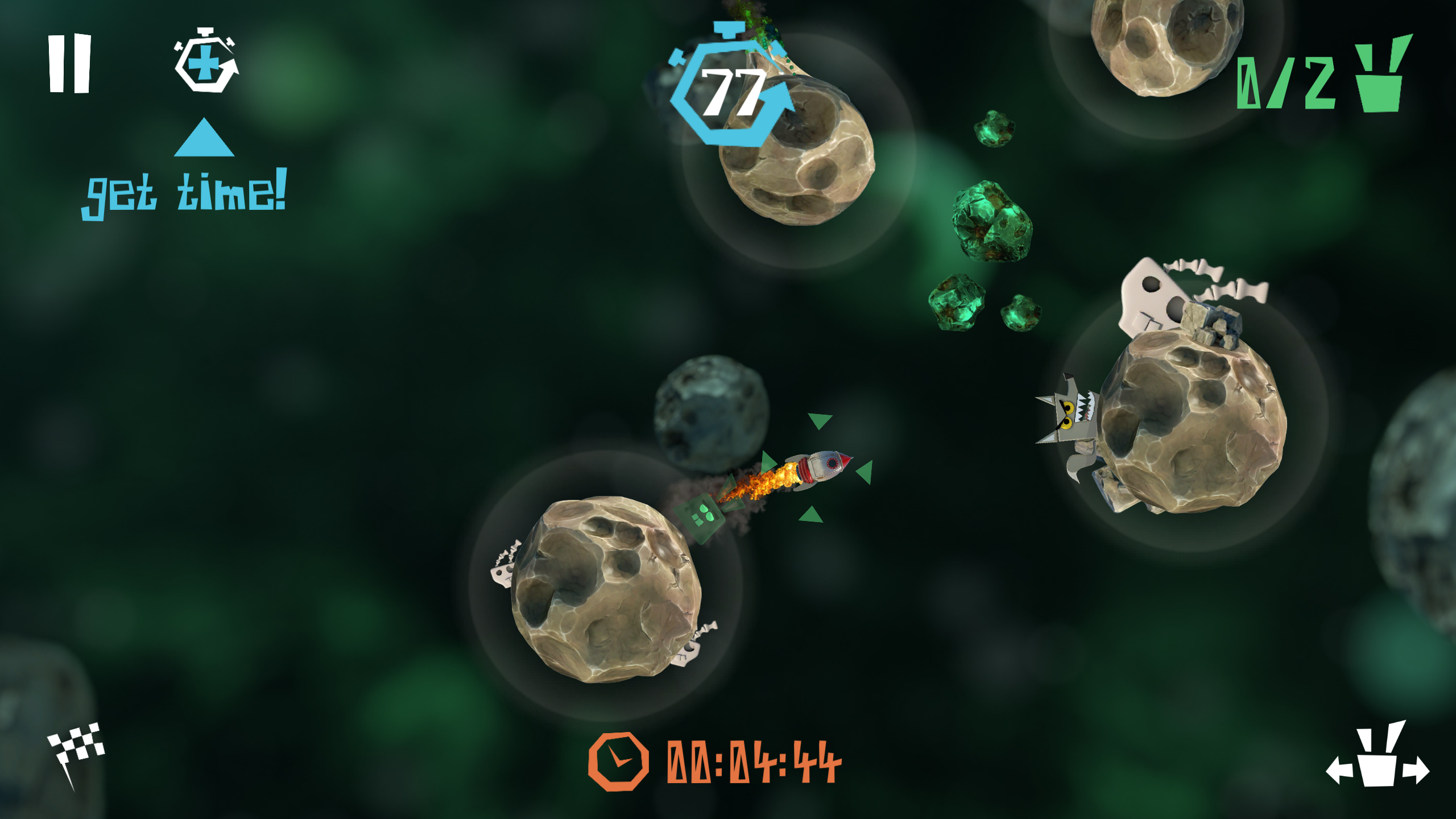 Rocket Rabbits Game Screenshot
