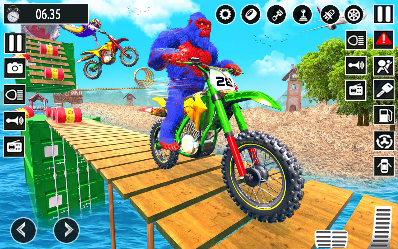 Superhero Bike Stunt Game 3D Game Screenshot