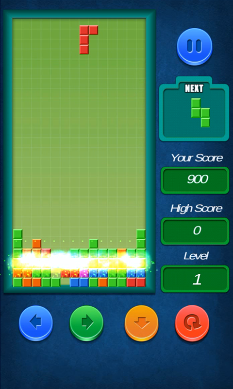 Screenshot 1 of ឥដ្ឋ - បំពេញ tetris 1.0