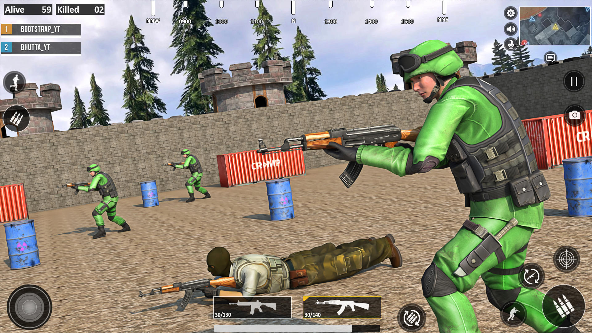 FPS Gun Shooting Strike Games Game Screenshot