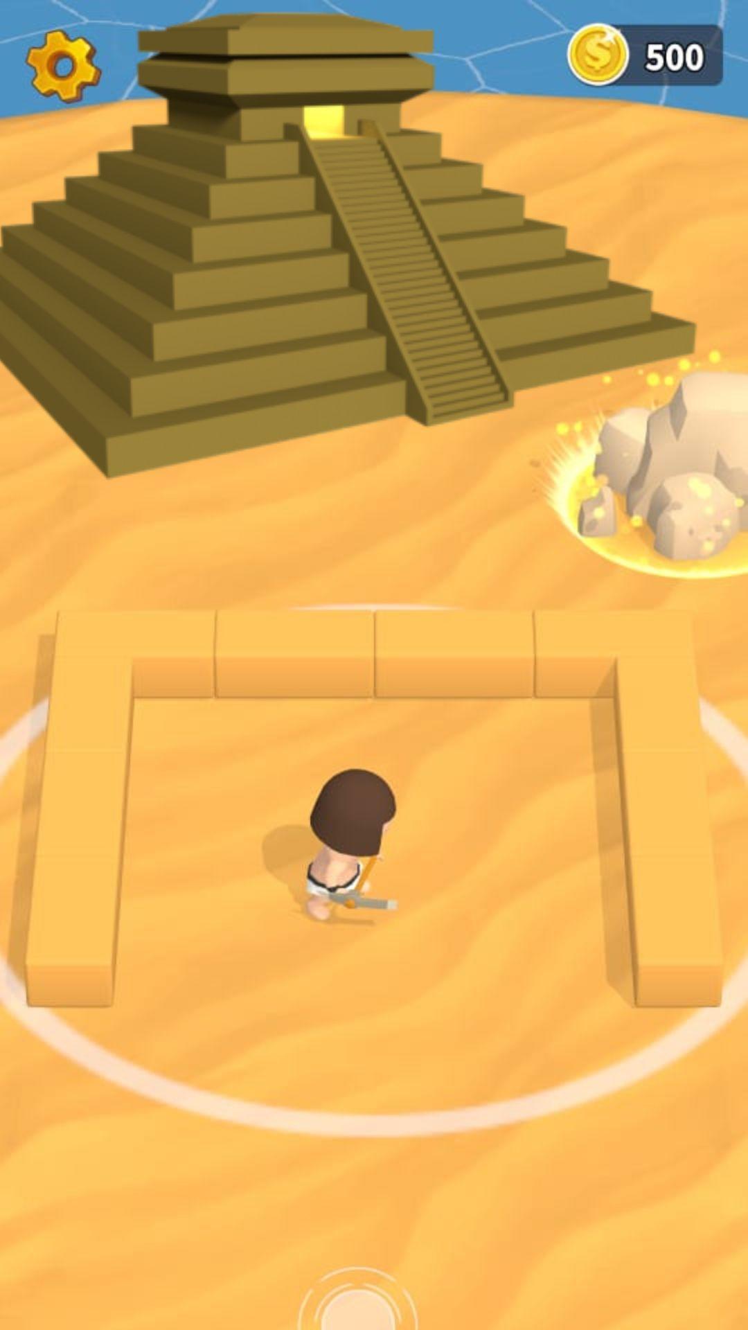 Idle Pyramid Building Game Game Screenshot