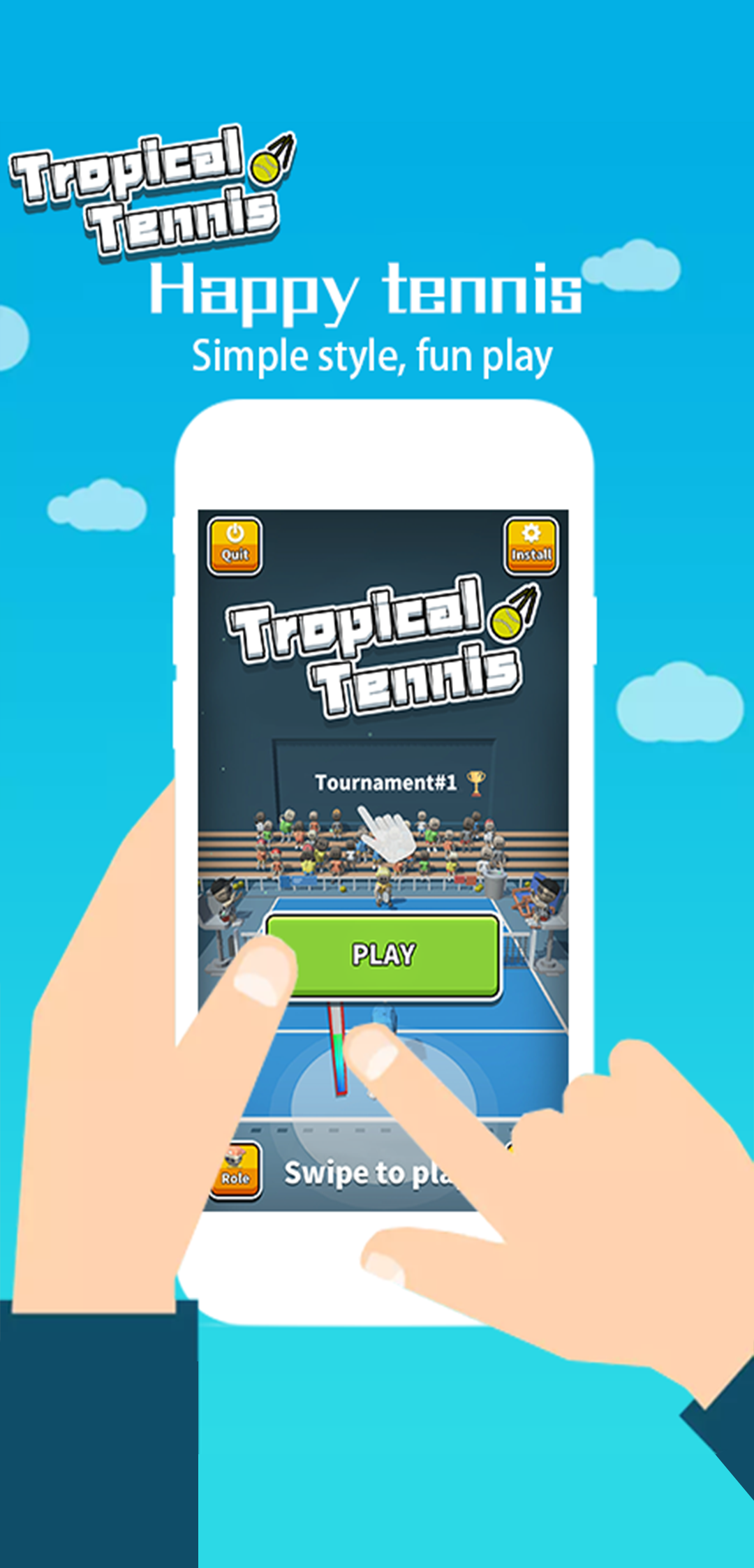 Screenshot 1 of Tropisches Tennis 1.0.2