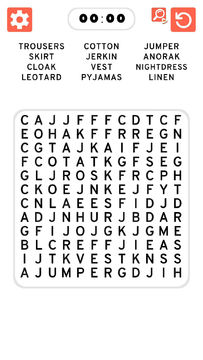 Скриншот игры Word Search Games in english