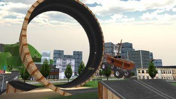 Monster Truck Driving Rally Game Screenshot