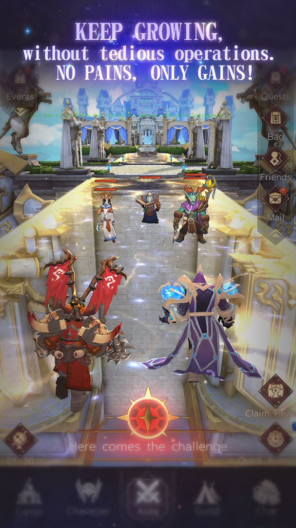 Crusaders of Light : Idle Ver screenshot game