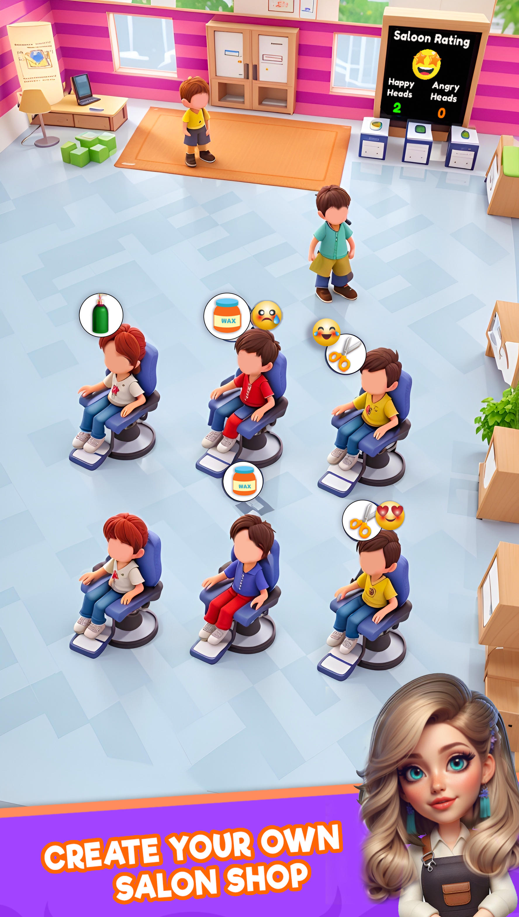 Fashion Makeover Beauty Salon Game Screenshot