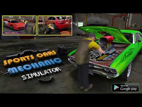 Screenshot of the video of Luxury Car Mechanic Workshop