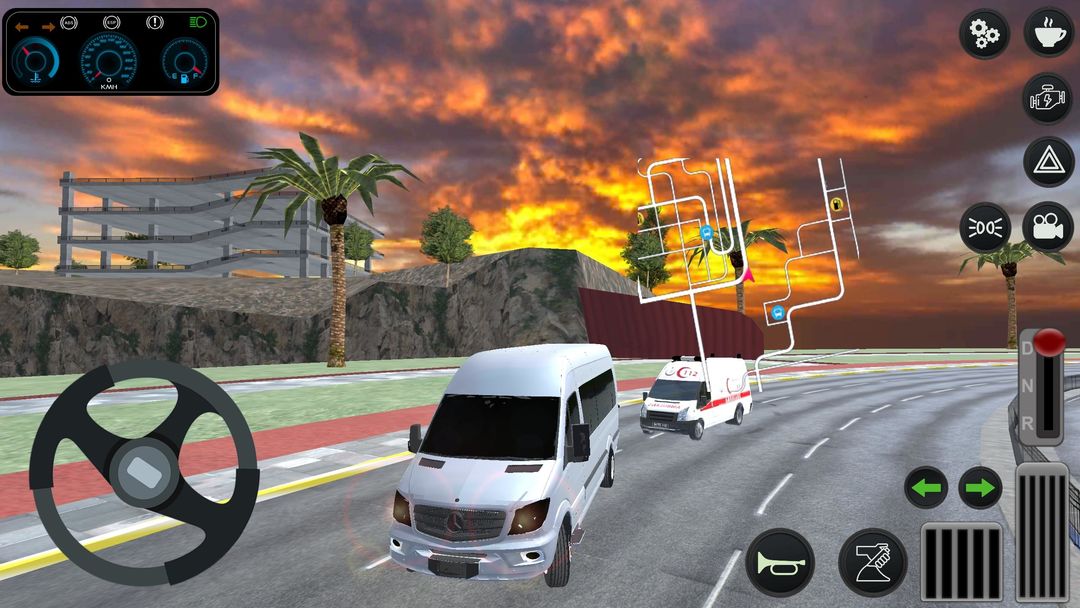 Screenshot of Minibus City Travel Simulator