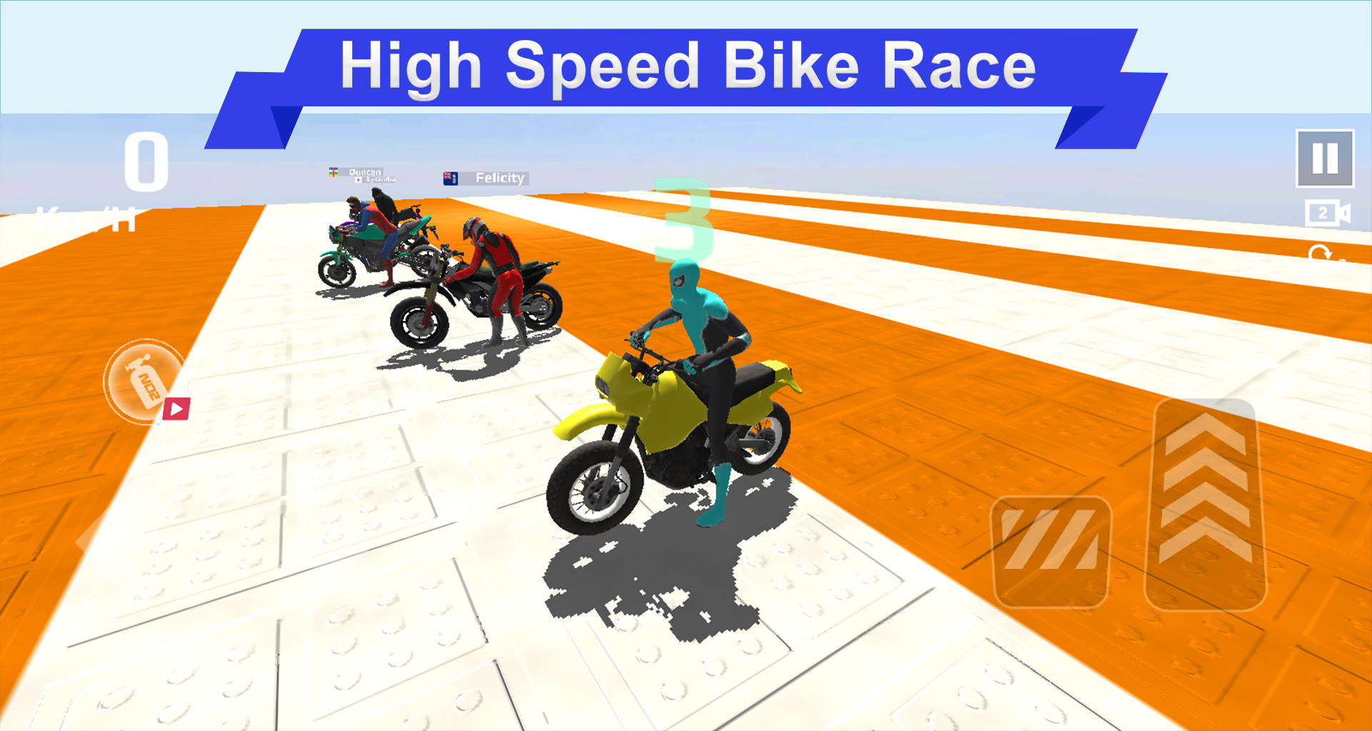 Cuplikan Layar Game GT Moto Stunts 3D: Bike Games