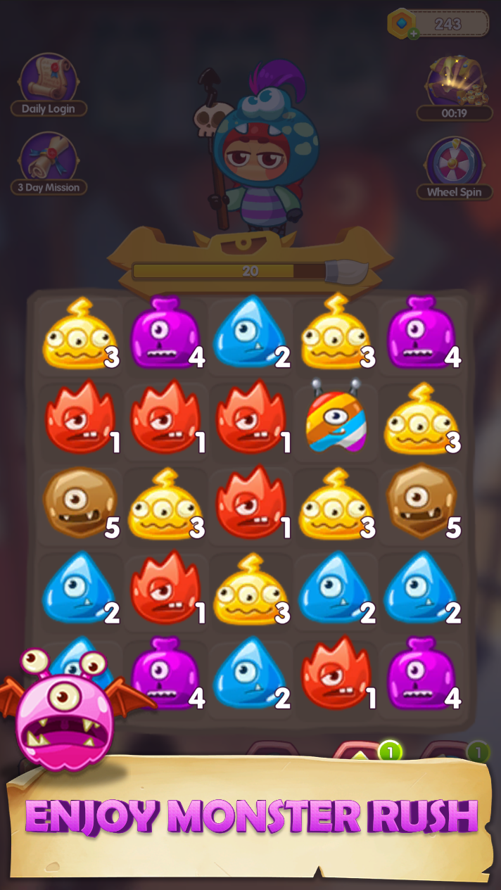 Monster Rush 2248 Game Screenshot