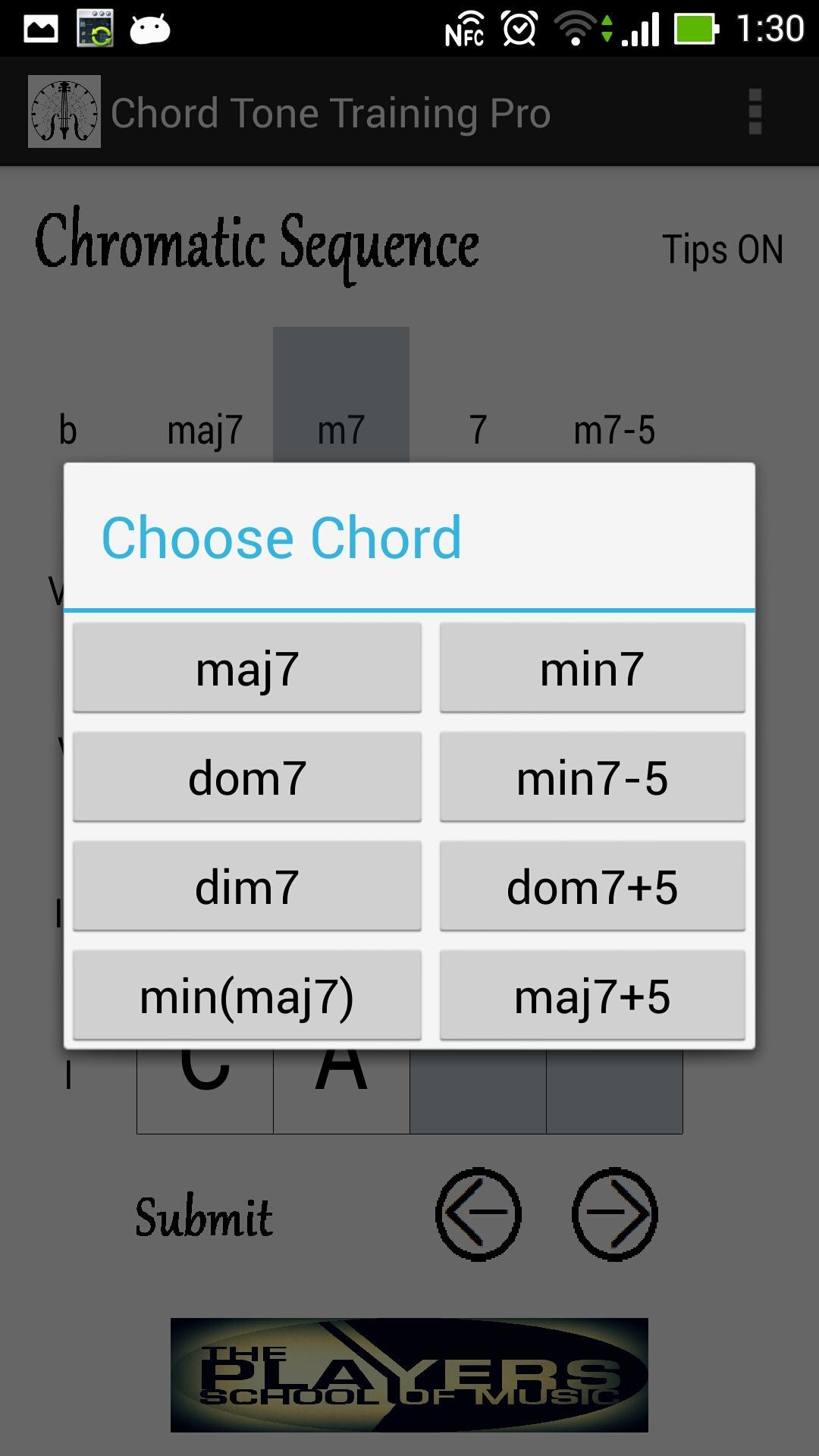 Chord Tone Training Pro screenshot game