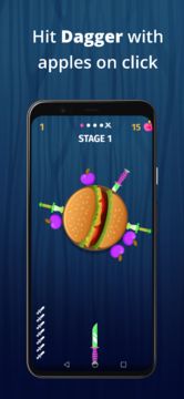 Dagger Hitting - Throw & Fun 게임 스크린샷