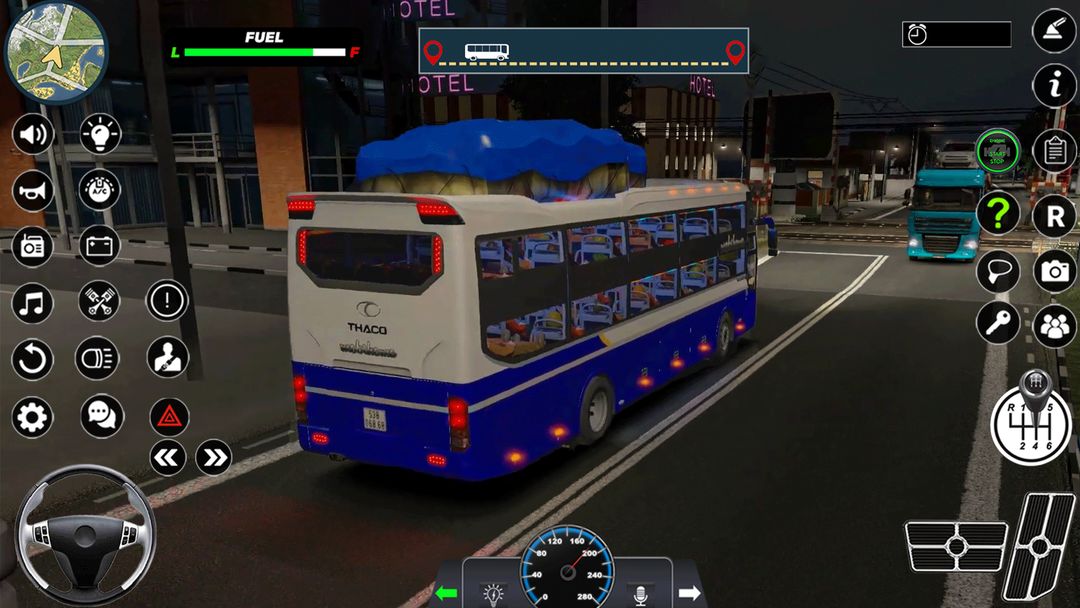 미국 시내 버스 운송: 도시 승객 3D 게임 스크린 샷