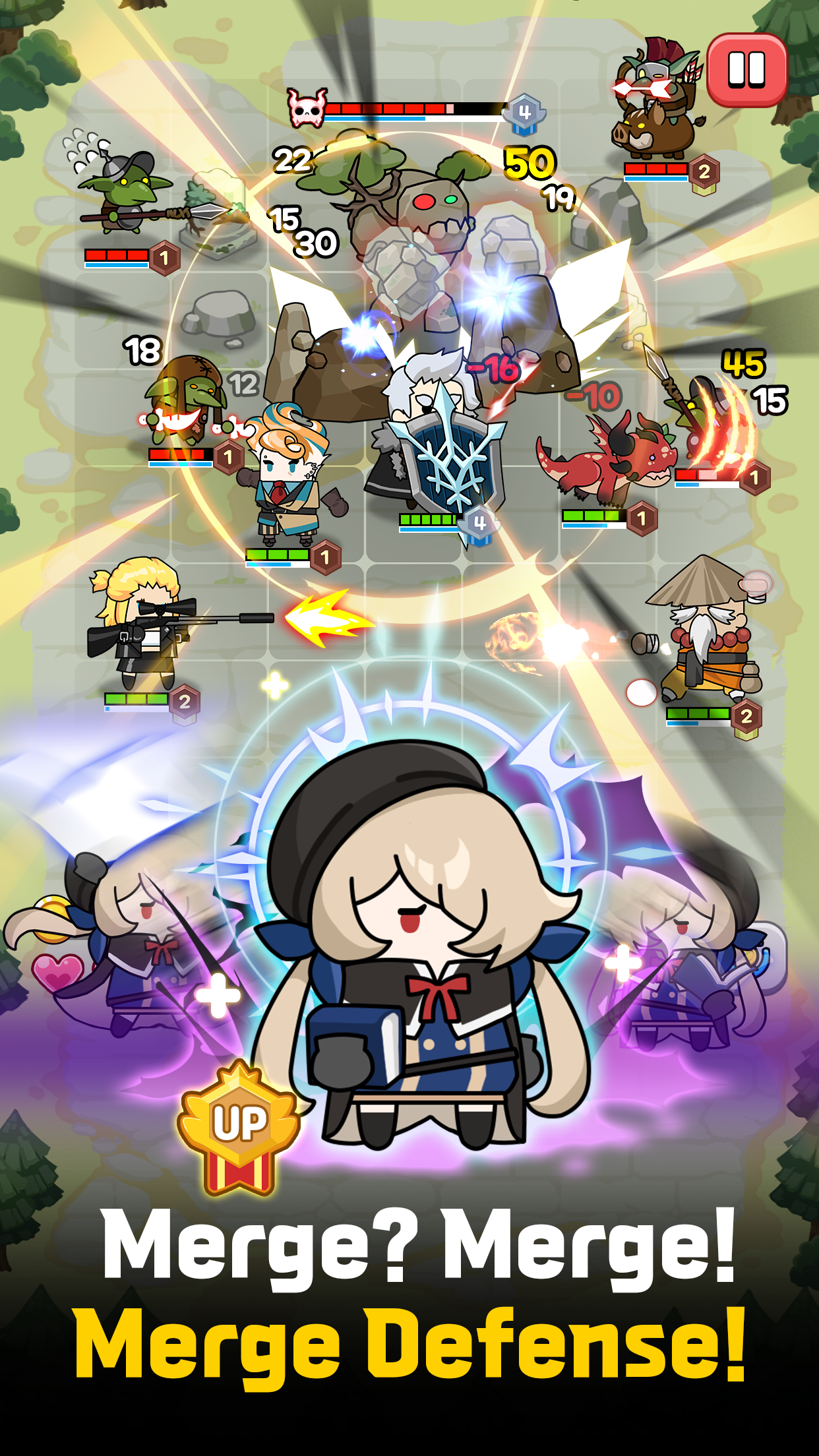 Guardian Merge: Random Defense Game Screenshot