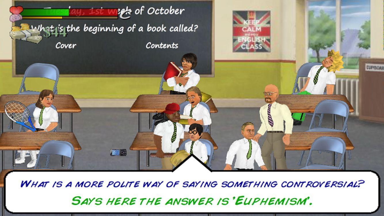 School Days Game Screenshot