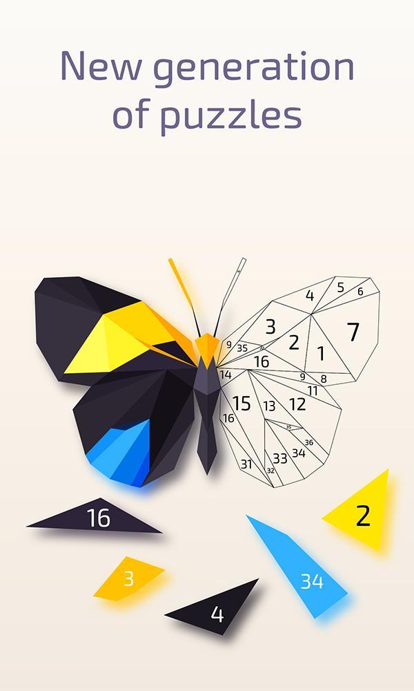 Screenshot 1 of Poly Color - permainan mewarnai, mewarnai dengan angka 2.4.5-R