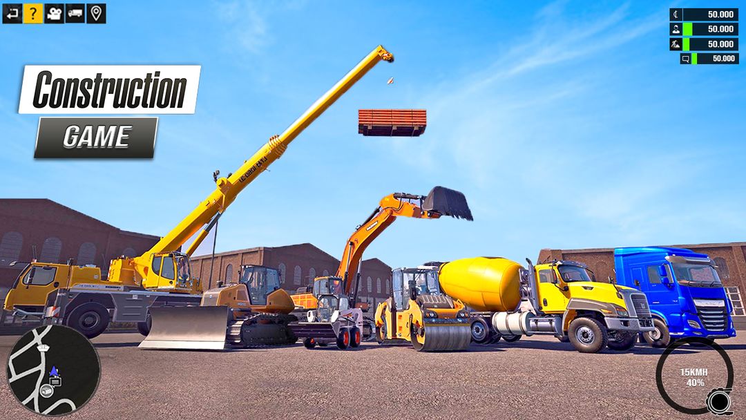 Road Construction Offline Game ภาพหน้าจอเกม