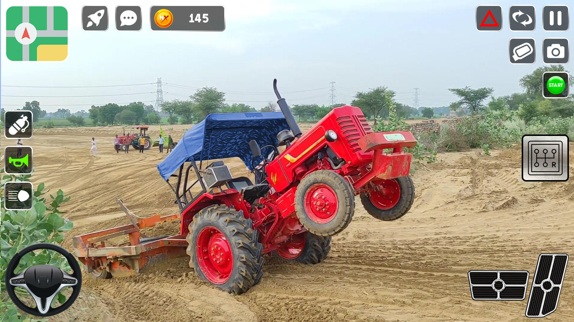 Скриншот игры Indian Tractor Simulator Stunt