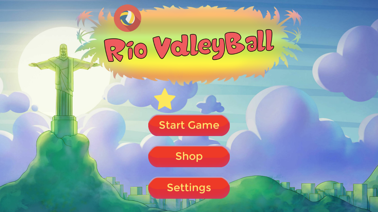 Rio Volleyball Game Screenshot