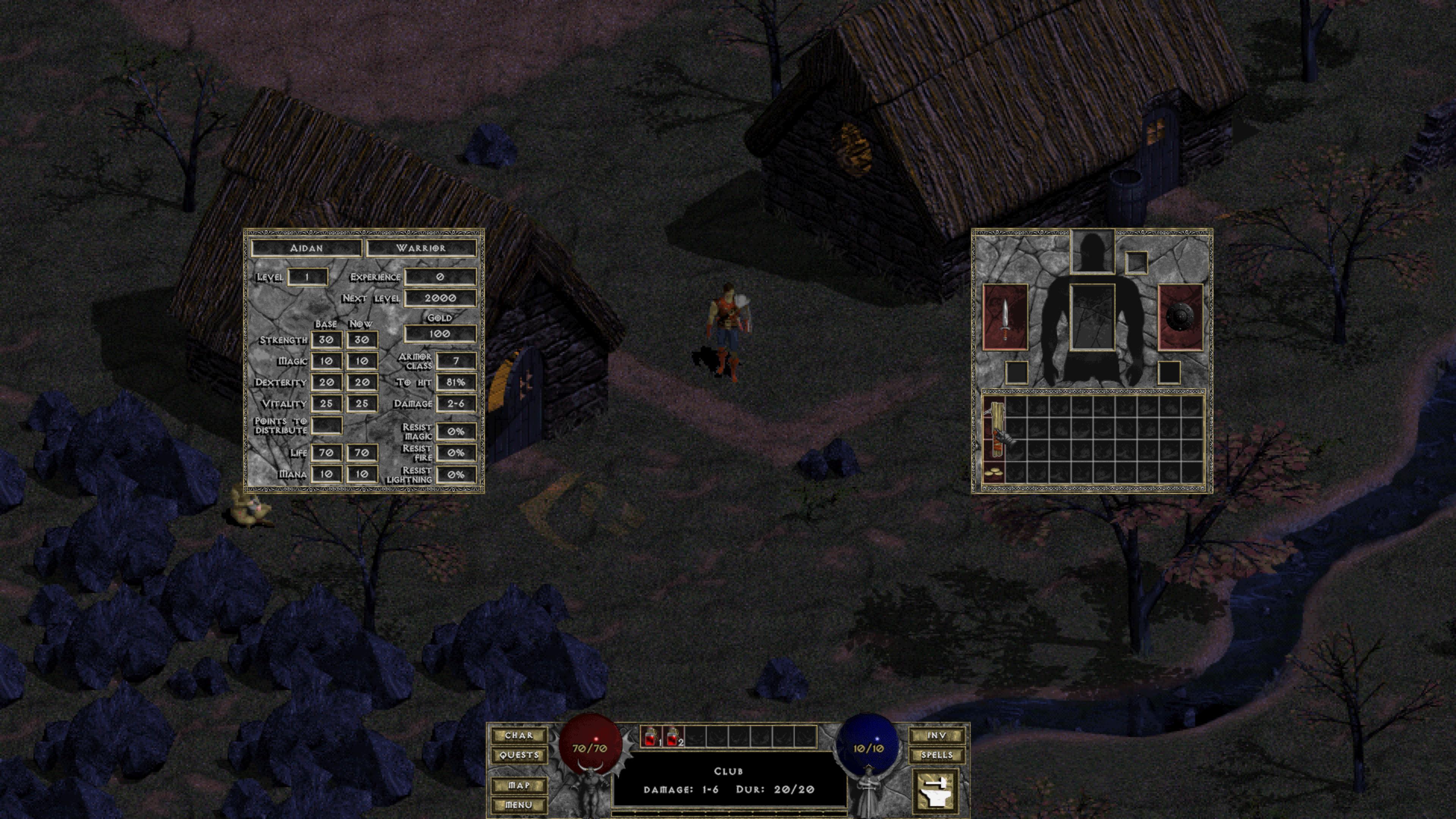 DevilutionX - Diablo 1 port Game Screenshot