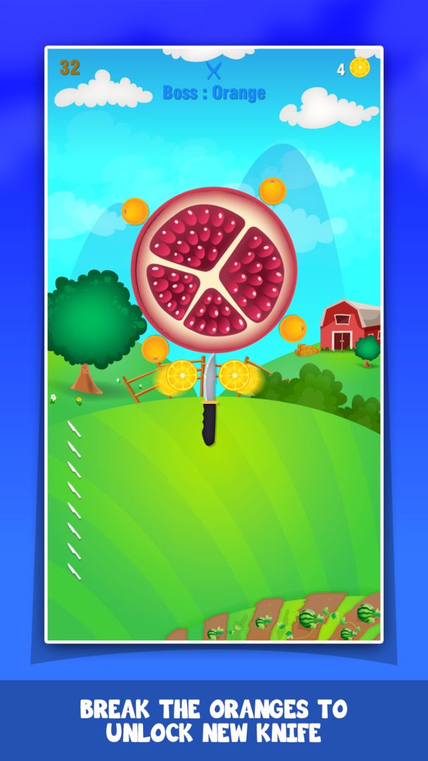 Kitchen Knife Fruit Slice screenshot game