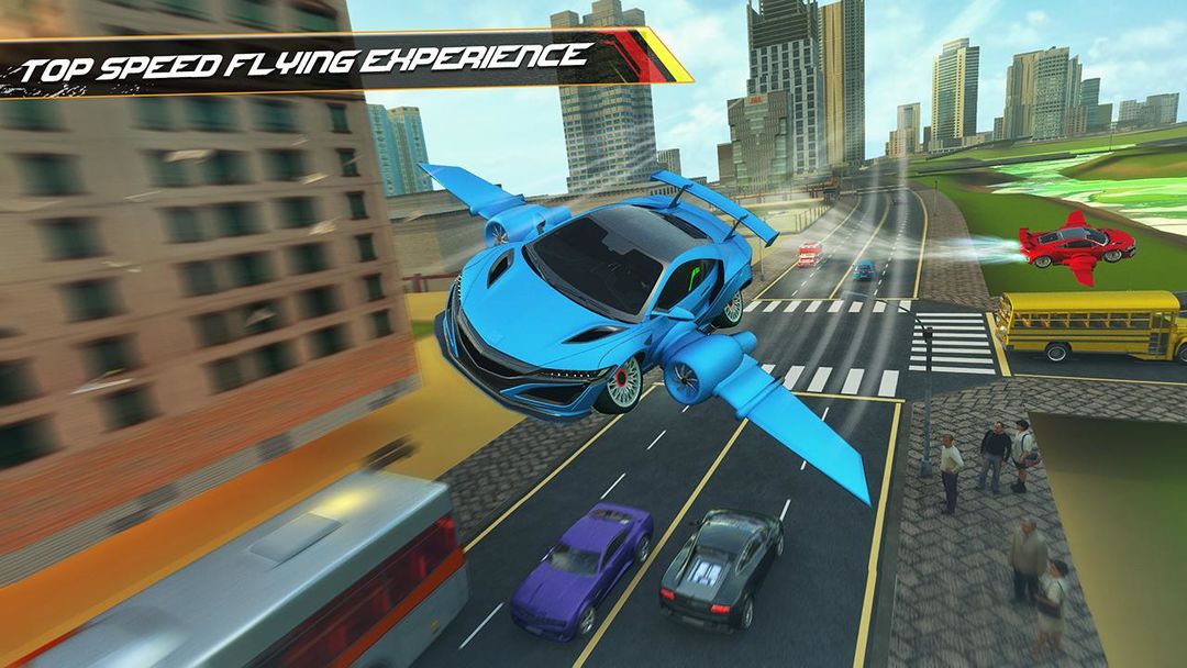 Mobil Terbang Mengemudi 2020 - Ultimate Mobil screenshot game