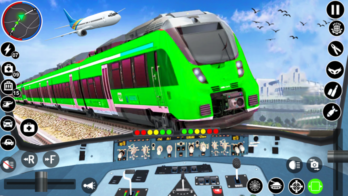 Captura de Tela do Jogo Train Simulator 3D Train Games