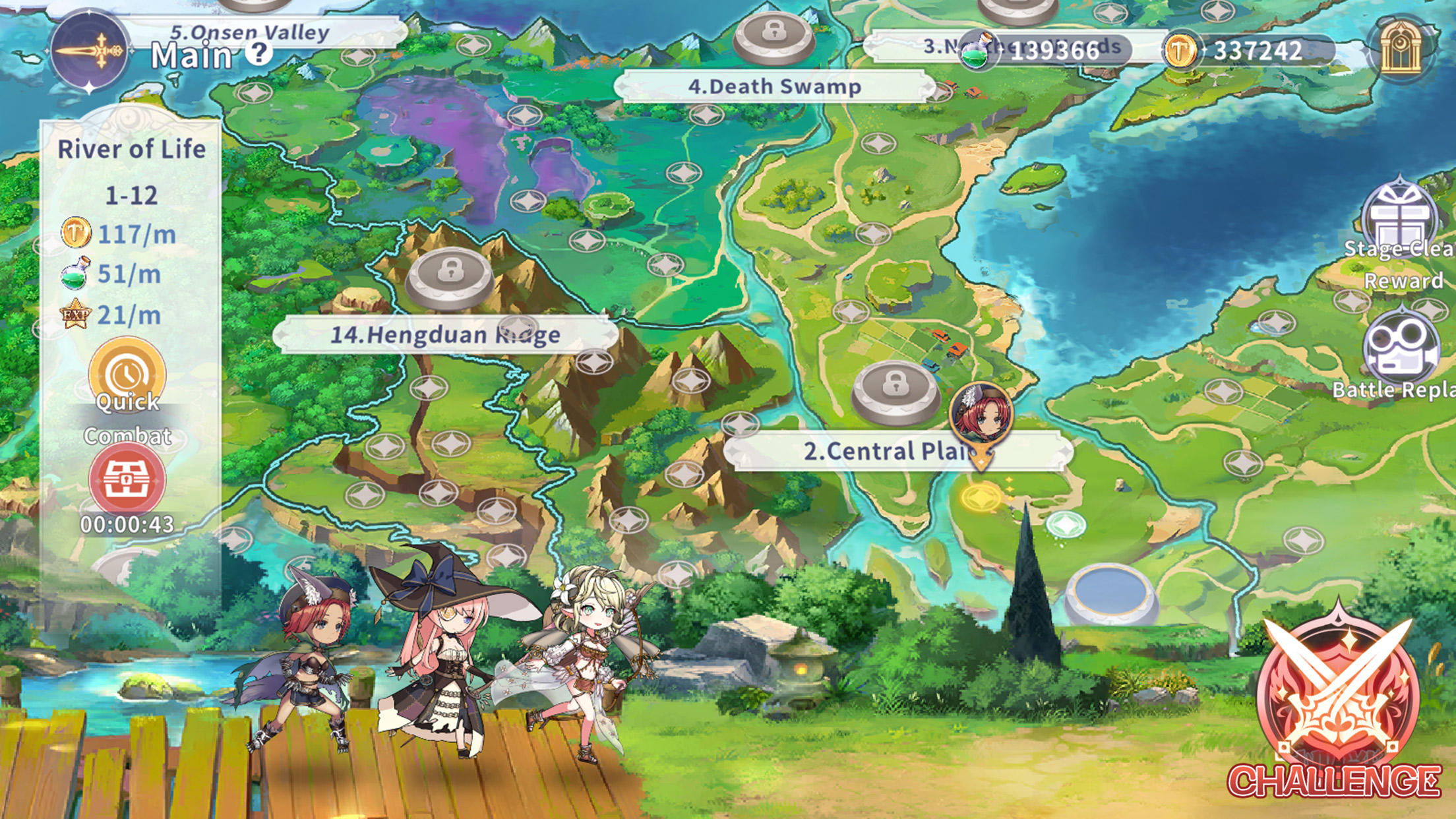 Idle Huntress: Girl's Land EU Game Screenshot