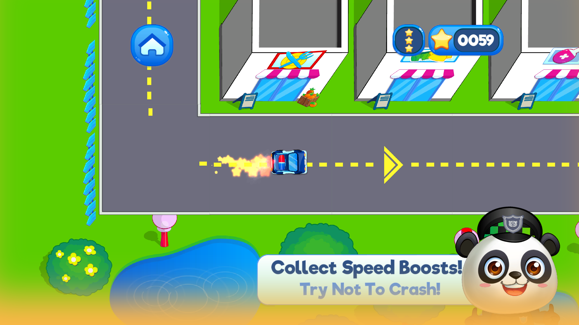 Panda Panda Police ภาพหน้าจอเกม