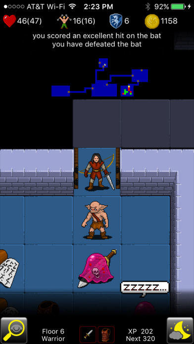 Cuplikan Layar Game Rogue Touch