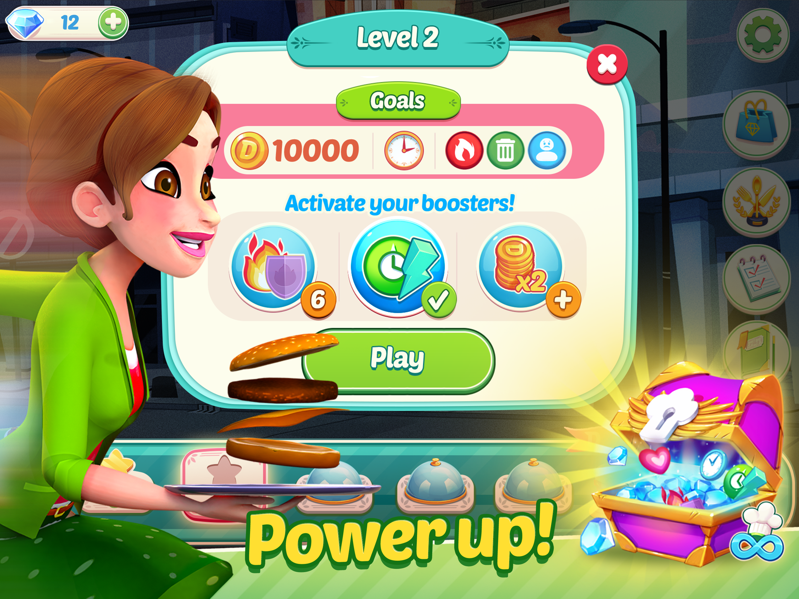Delicious World - Cooking Game Game Screenshot