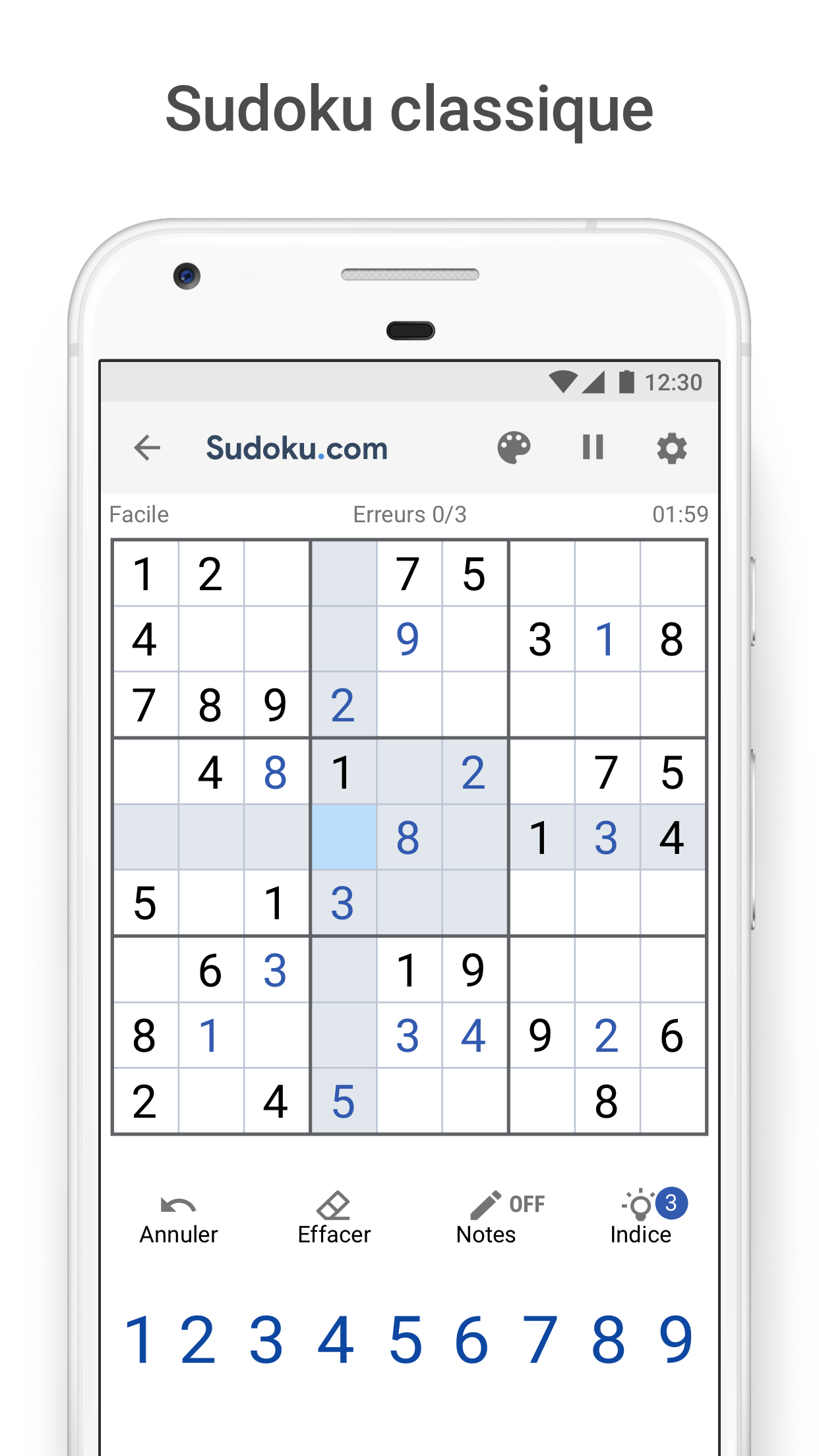 Screenshot 1 of Sudoku.com - jeu de sudoku 5.2.0
