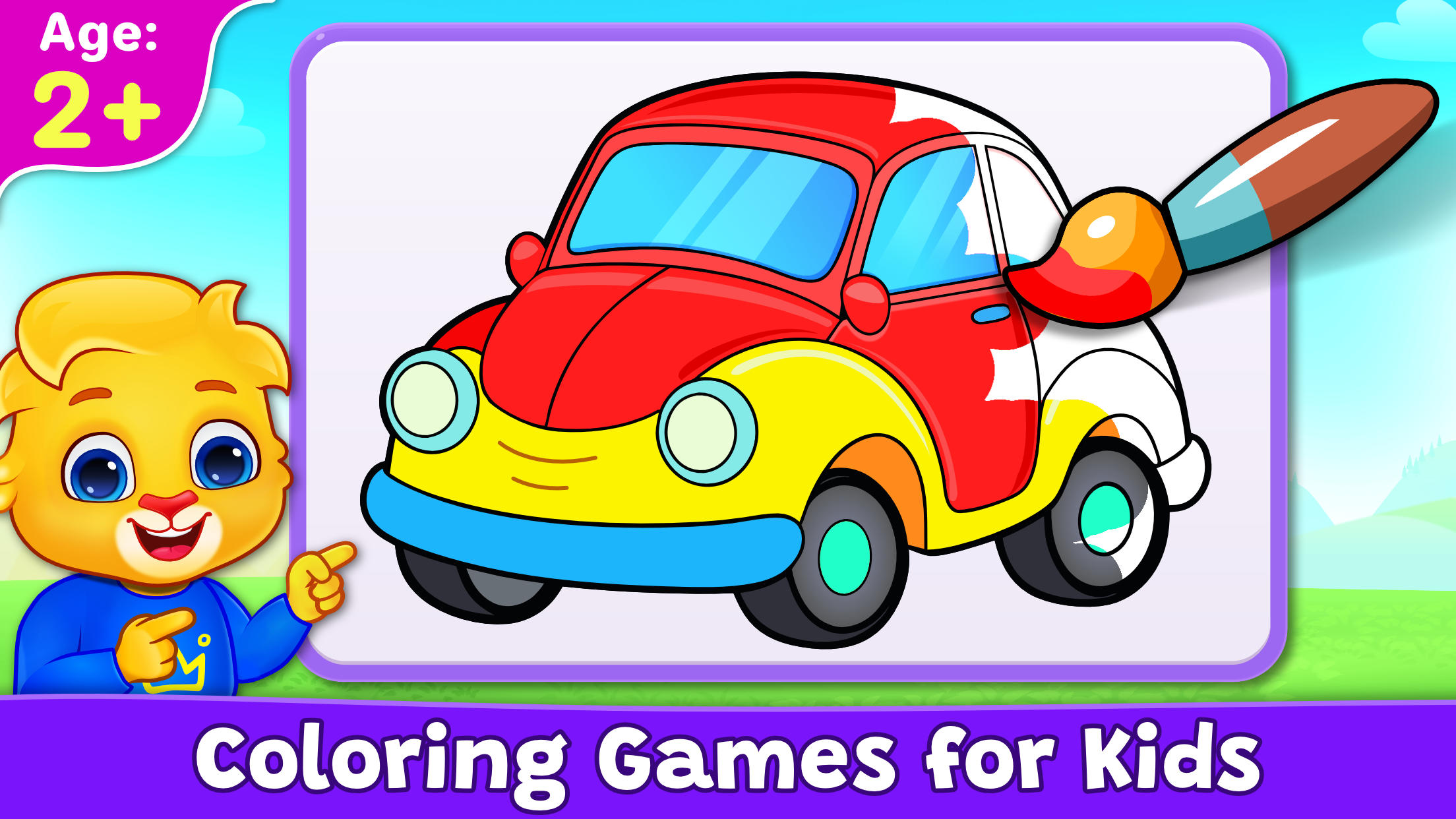 Colors & Shapes: Coloring game Game Screenshot