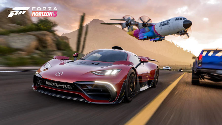 Racing Master 3D - Horizon 5 게임 스크린 샷