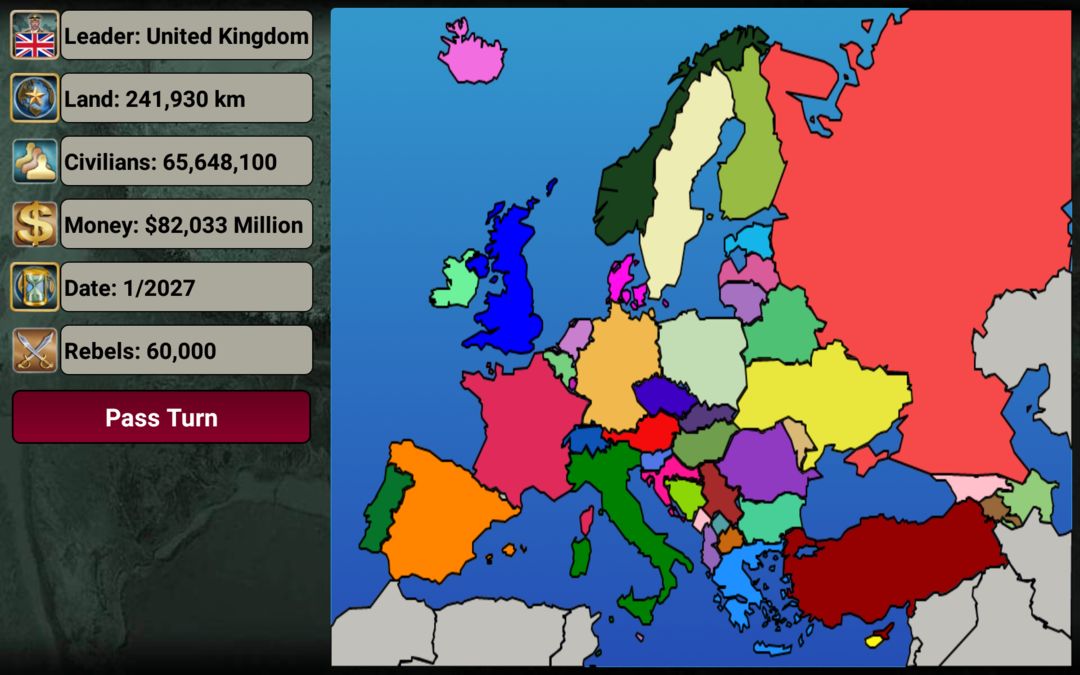 Europe Empire ภาพหน้าจอเกม