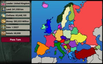 Скриншот игры Europe Empire