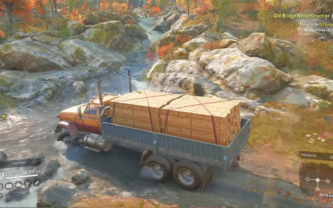 실제 트럭 시뮬레이터 게임 3D 게임 스크린 샷