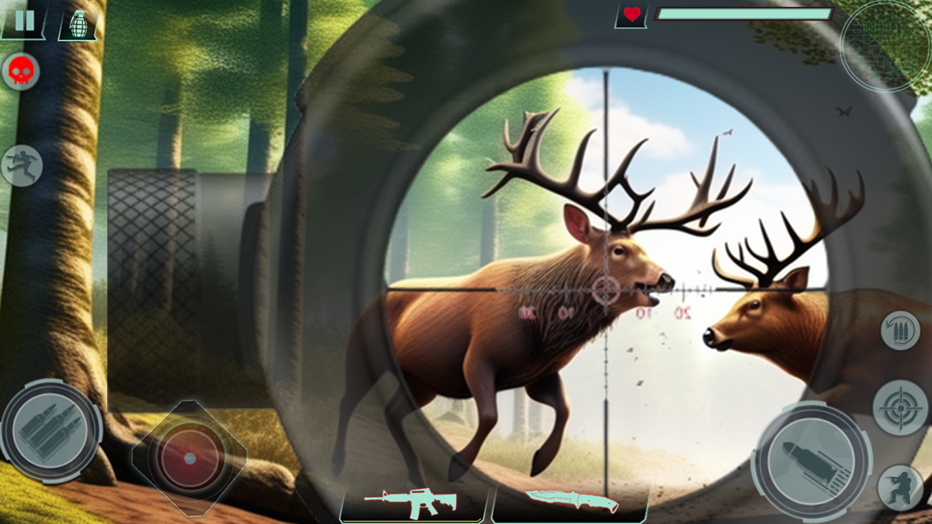 Cuplikan Layar Game Animal Hunting Sniper Games