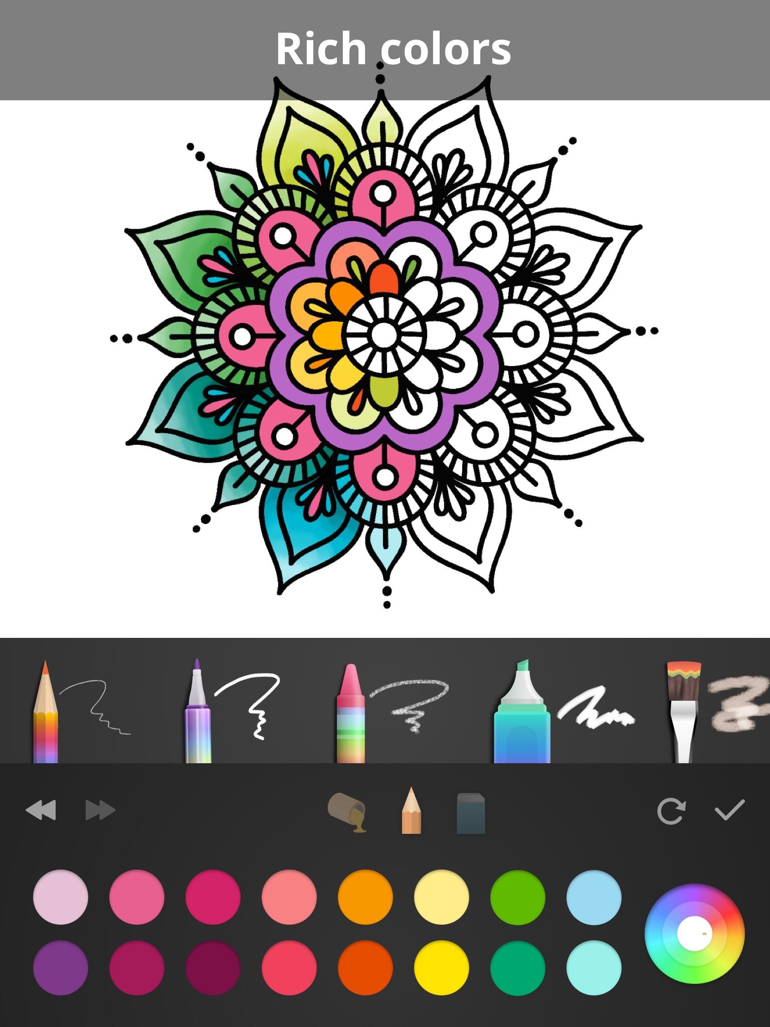 Coloring Book for family Game Screenshot