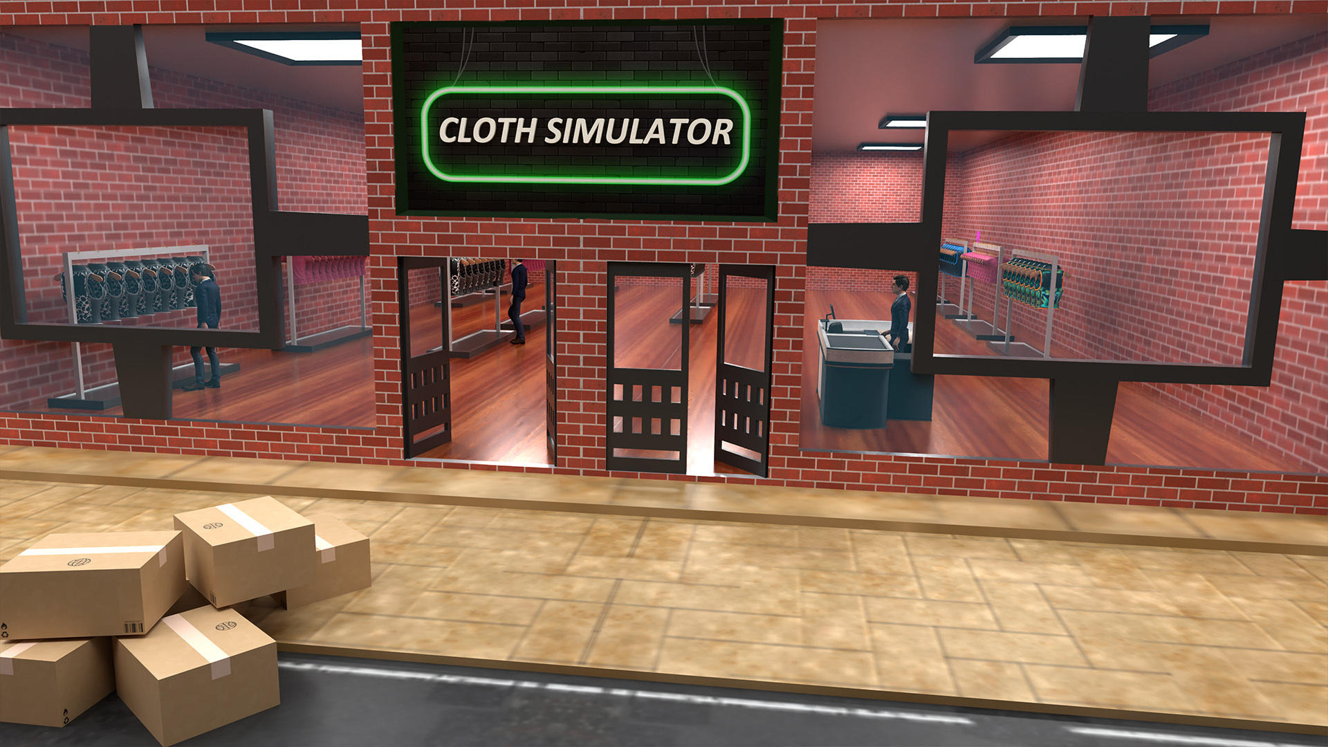 Cloth Store Shopping Simulator ゲームのスクリーンショット