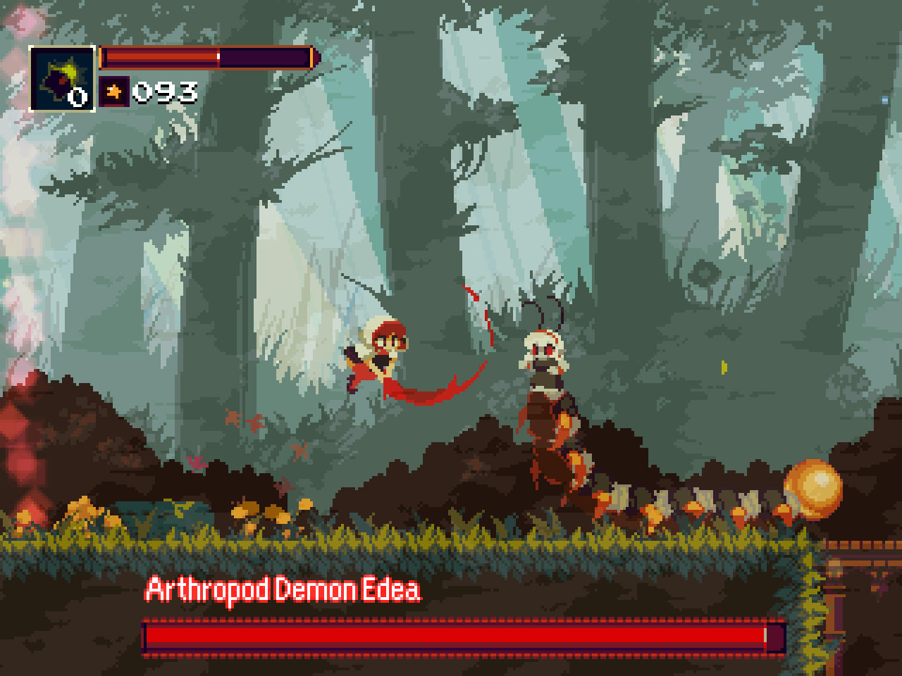 Cuplikan Layar Game Momodora: Reverie Under The Moonlight