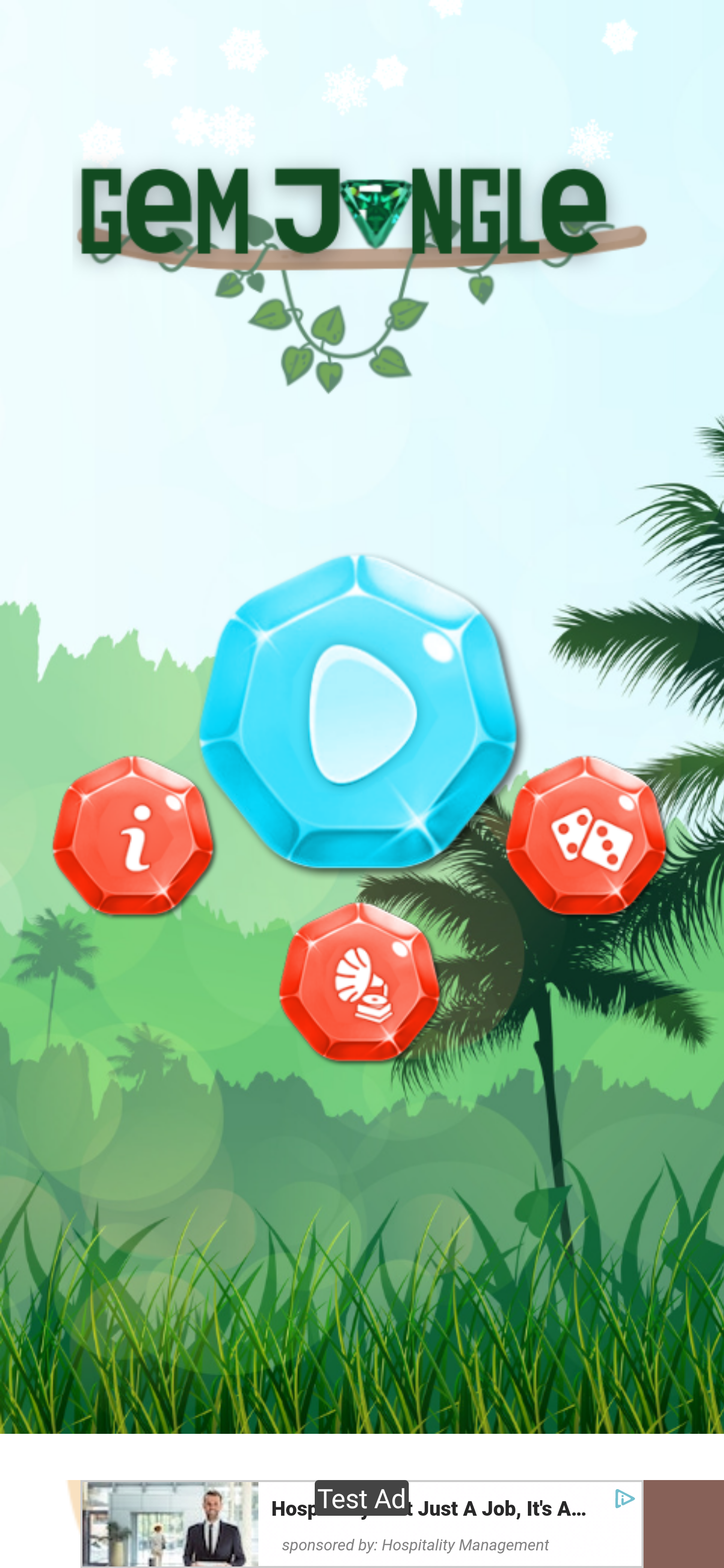 Cuplikan Layar Game Gem Jungle - Gem Puzzle Game