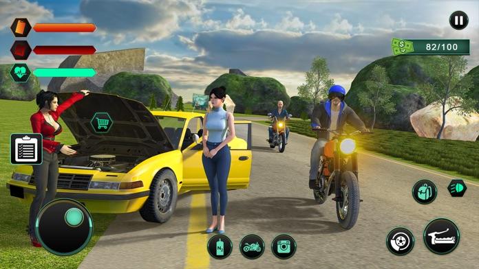 Screenshot of Long Road Motorcycle Bike Trip