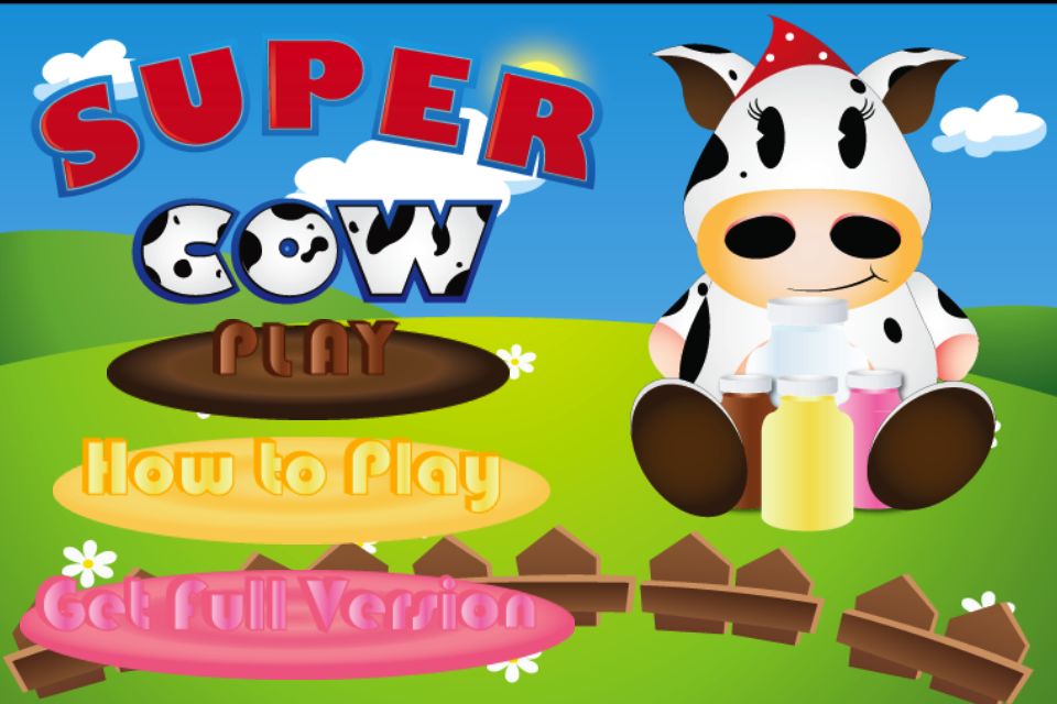 Super Cow Sai 게임 스크린 샷