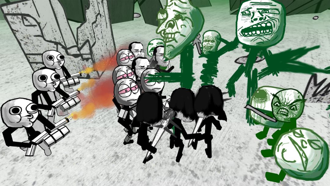 Zombie Meme Battle Simulator遊戲截圖