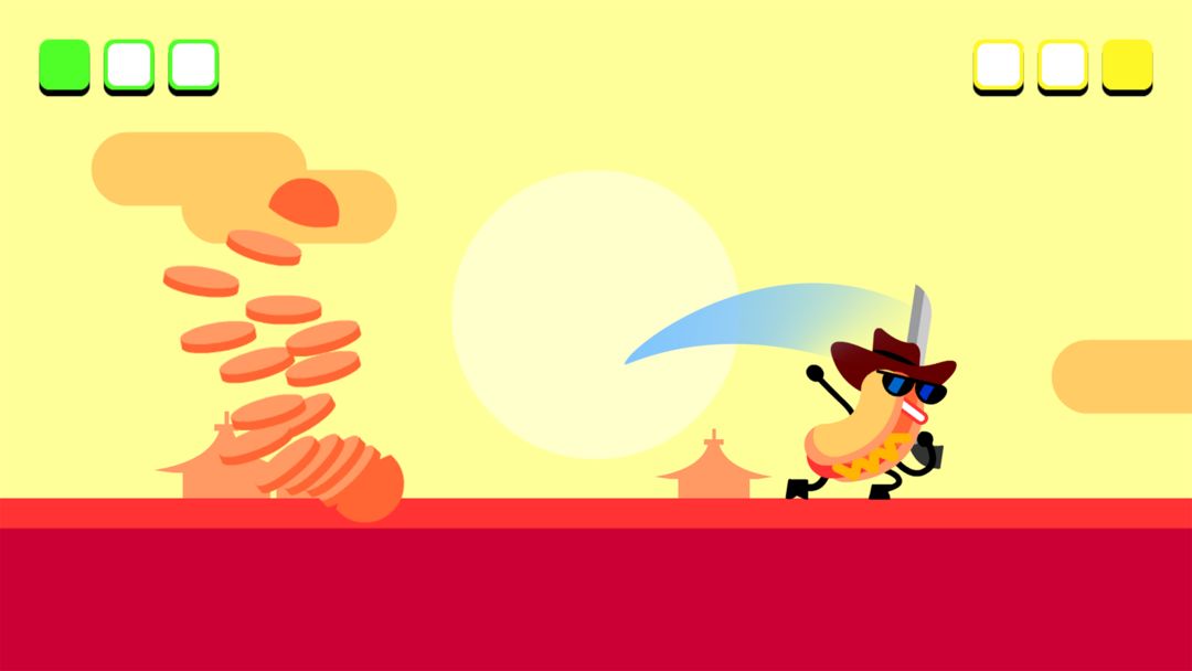 Sausage Samurai screenshot game