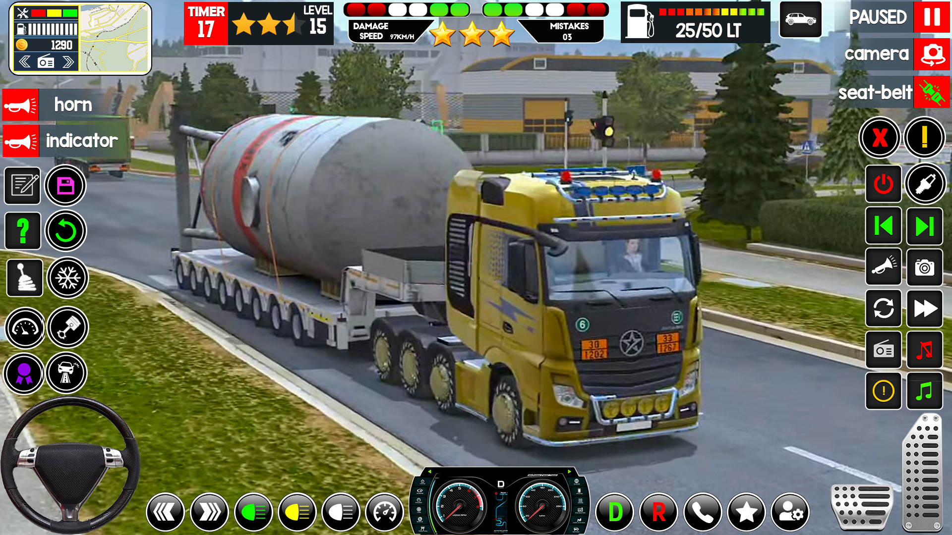 Euro Truck Driving Cargo Games ภาพหน้าจอเกม