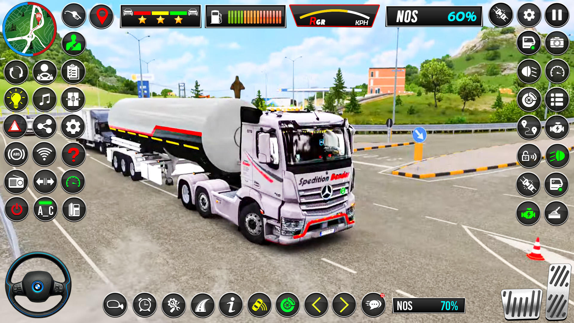 Oil Tanker Truck Driving 2023 Game Screenshot