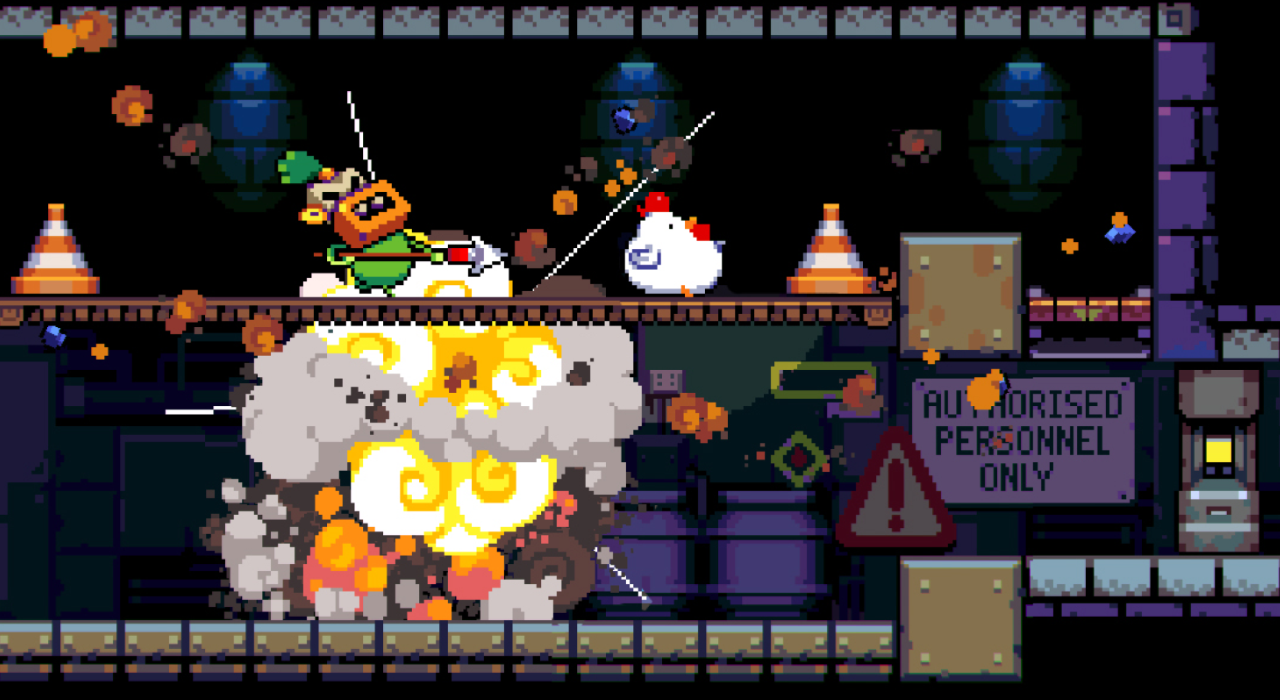 Bomb Chicken ภาพหน้าจอเกม